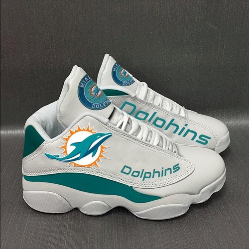 Tubopro Miami Dolphins AJ13 Sneakers Shoes For Men And Women