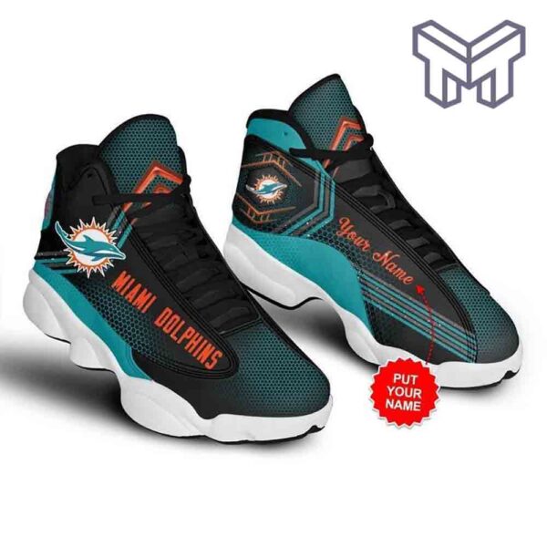 Tubopro Miami Dolphins AJ13 Sneakers Shoes For Men And Women