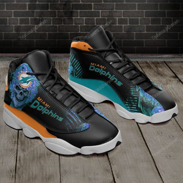 Tubopro Miami Dolphins AJ13 Sneakers Shoes For Men And Women