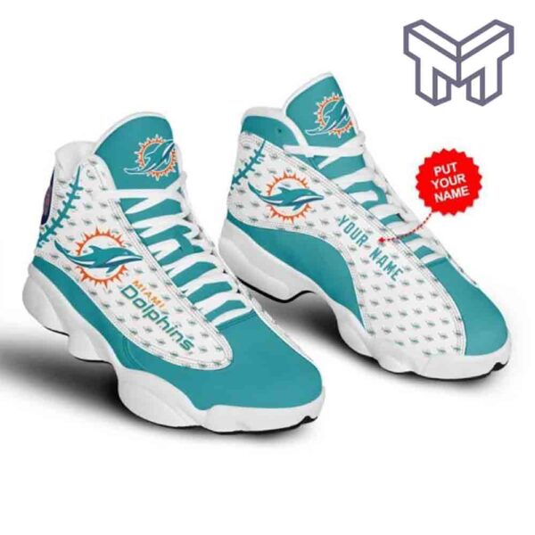 Tubopro Miami Dolphins AJ13 Sneakers Shoes For Men And Women