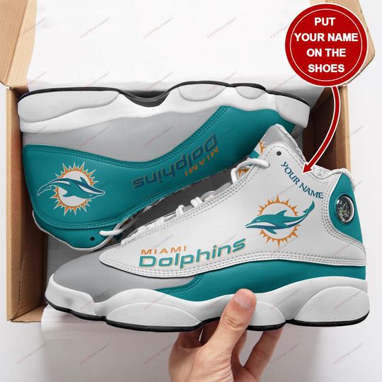 Tubopro Miami Dolphins AJ13 Sneakers Shoes For Men And Women