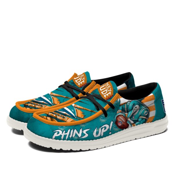 Tubopro Miami Dolphins Personalized Hey Dude Shoes For Men And Women - Image 6