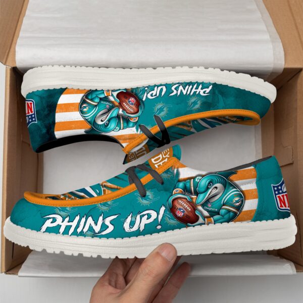 Tubopro Miami Dolphins Personalized Hey Dude Shoes For Men And Women - Image 2