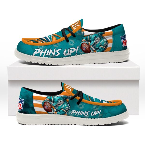 Tubopro Miami Dolphins Personalized Hey Dude Shoes For Men And Women - Image 5
