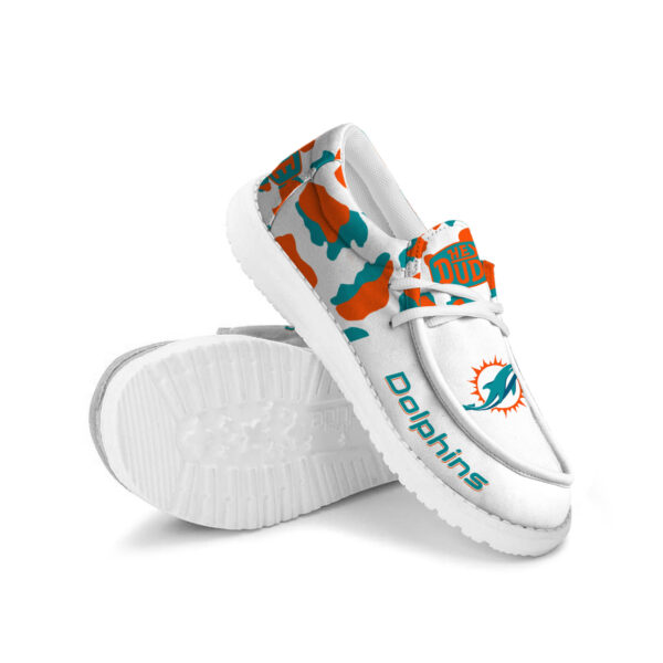 Tubopro Miami Dolphins Hey Dude Shoes For Men And Women - Image 4