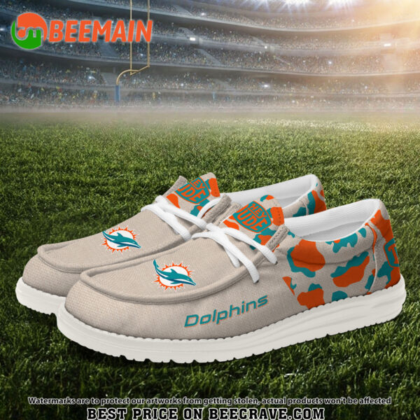 Tubopro Miami Dolphins Hey Dude Shoes For Men And Women - Image 2