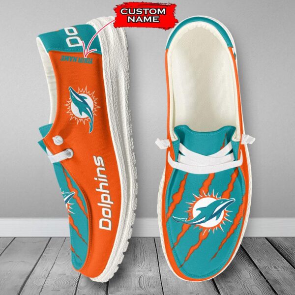 Tubopro Miami Dolphins Hey Dude Shoes For Men And Women - Image 6