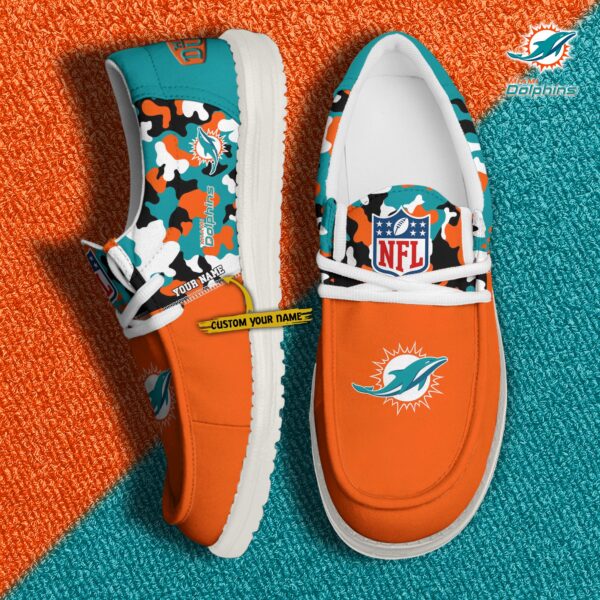 Tubopro Miami Dolphins Hey Dude Shoes For Men And Women - Image 2