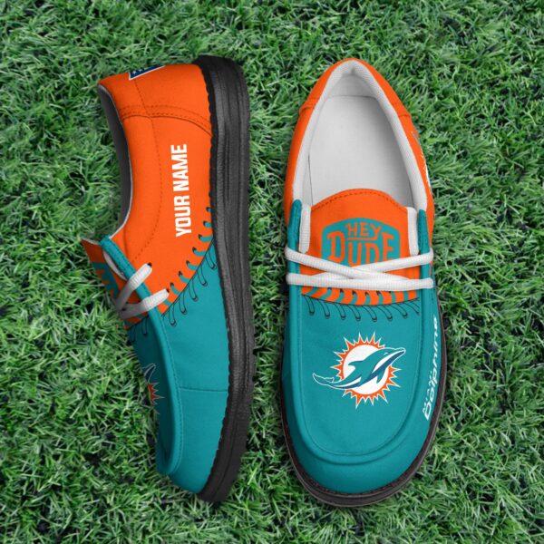 Tubopro Miami Dolphins Hey Dude Shoes For Men And Women - Image 2