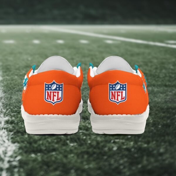 Tubopro Miami Dolphins Hey Dude Shoes For Men And Women - Image 5