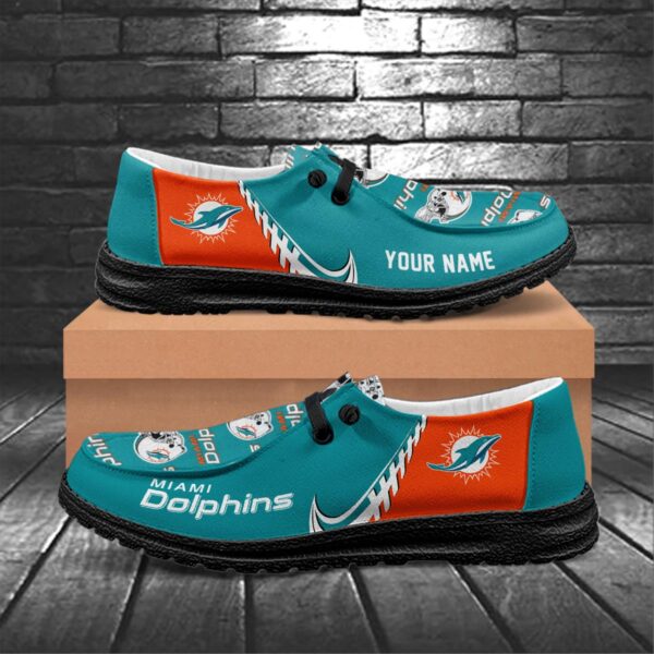 Tubopro Miami Dolphins Hey Dude Shoes For Men And Women - Image 6