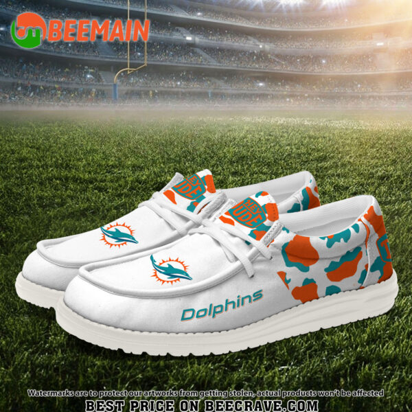 Tubopro Miami Dolphins Hey Dude Shoes For Men And Women - Image 2