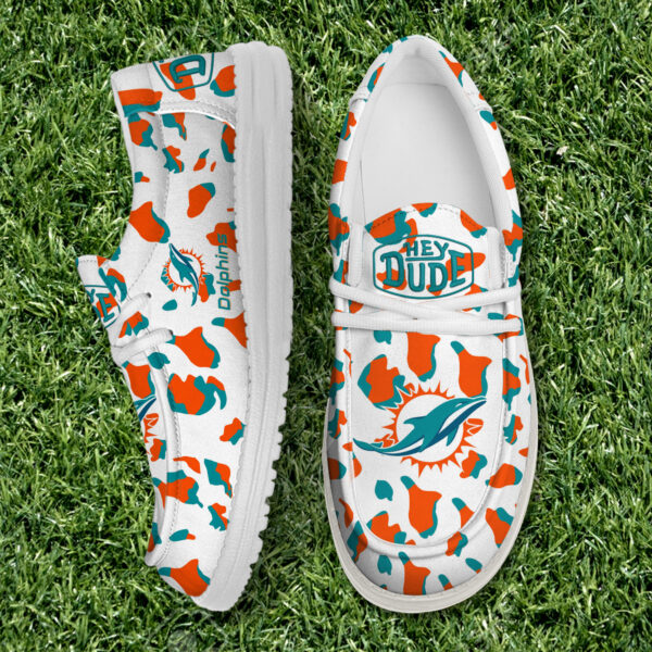 Tubopro Miami Dolphins Hey Dude Shoes For Men And Women Ver2 - Image 2