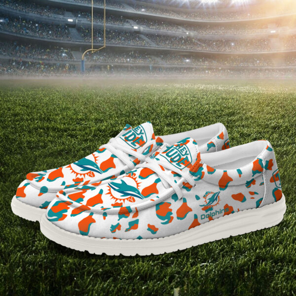 Tubopro Miami Dolphins Hey Dude Shoes For Men And Women Ver2 - Image 3