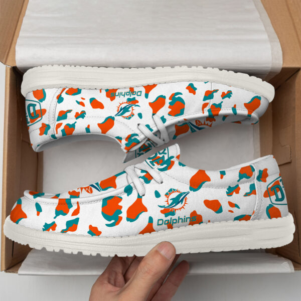 Tubopro Miami Dolphins Hey Dude Shoes For Men And Women Ver2 - Image 4