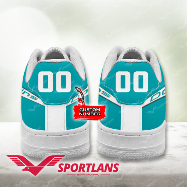 Tubopro Miami Dolphins NFL Air Low-Top Sneakers Shoes For Men And Women - Image 3