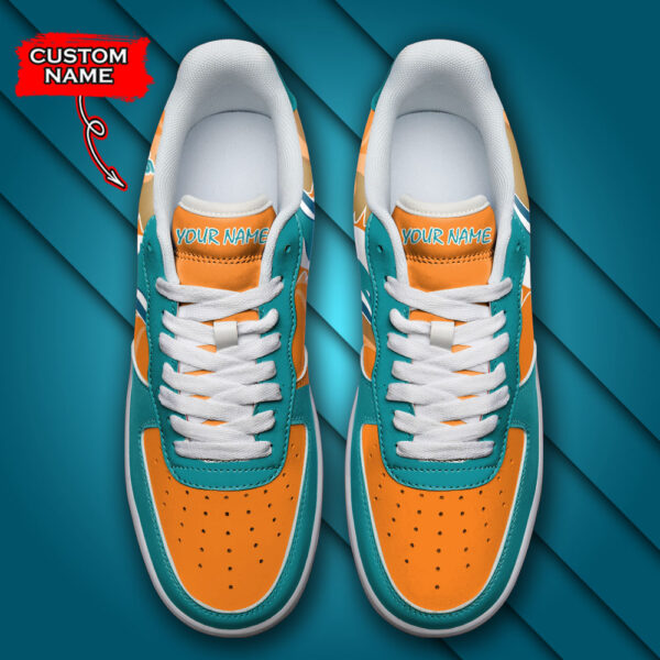 Tubopro Miami Dolphins NFL Air Low-Top Sneakers Shoes For Men And Women - Image 4