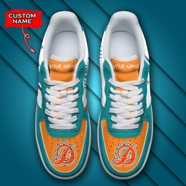 Tubopro Miami Dolphins NFL Air Low-Top Sneakers Shoes For Men And Women - Image 4