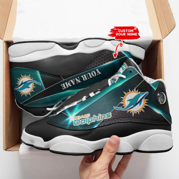 Tubopro Miami Dolphins NFL AJ13 Sneakers Shoes For Men And Women