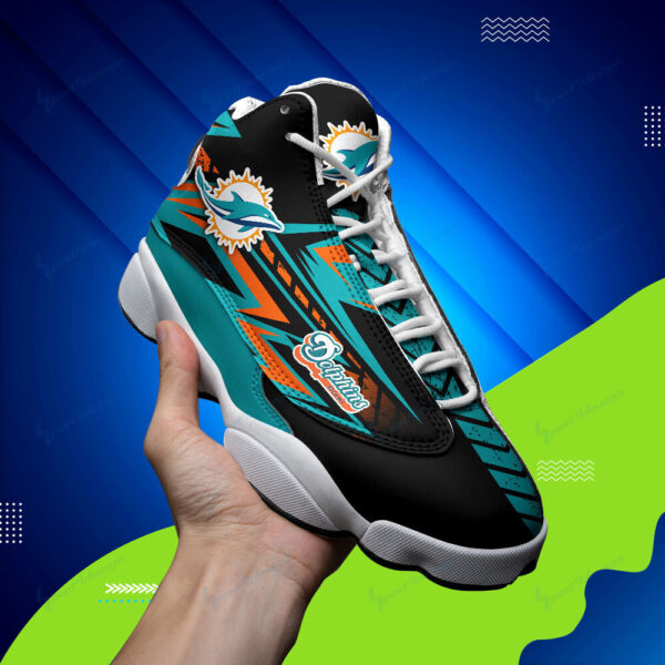 Tubopro Miami Dolphins NFL AJ13 Sneakers Shoes For Men And Women