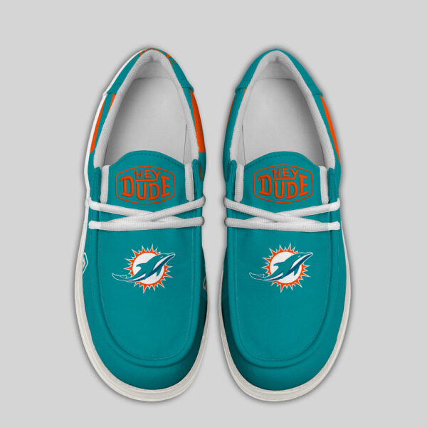 Tubopro Miami Dolphins Personalized Hey Dude Shoes For Men And Women - Image 4