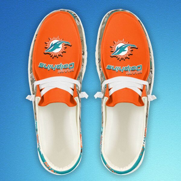 Tubopro Miami Dolphins Personalized Hey Dude Shoes For Men And Women - Image 3
