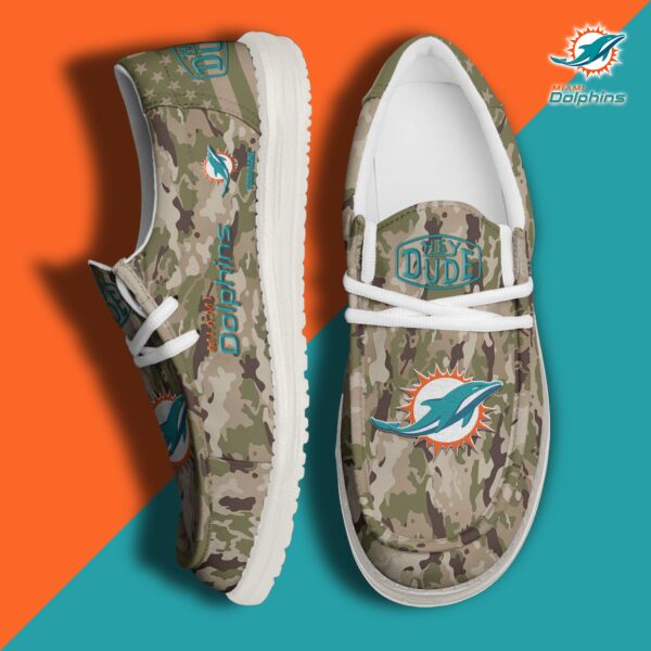 Tubopro Miami Dolphins Personalized Hey Dude Shoes For Men And Women