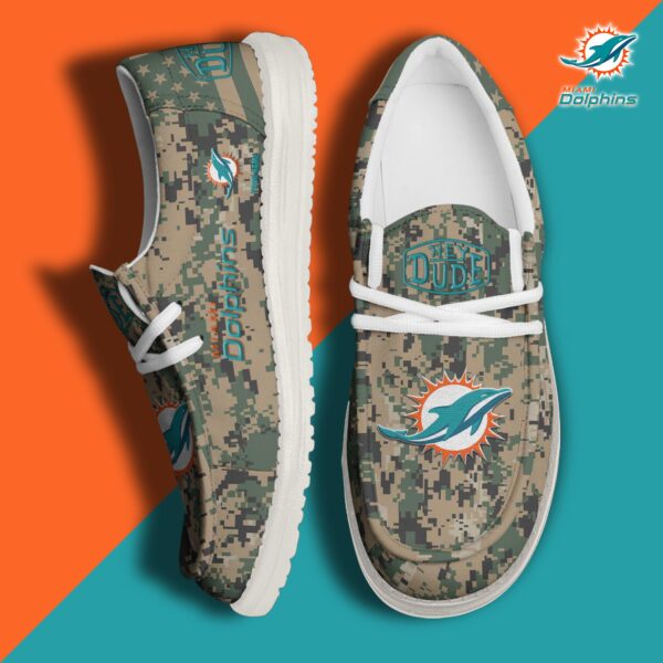 Tubopro Miami Dolphins Personalized Hey Dude Shoes For Men And Women
