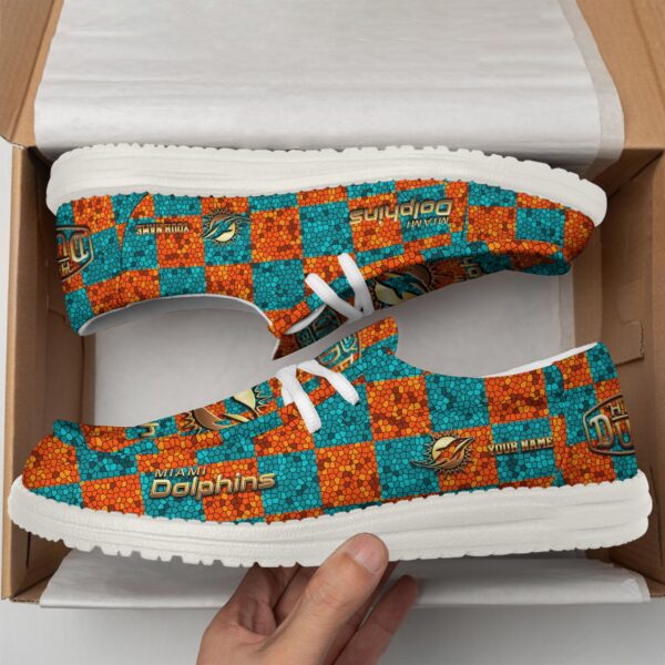 Tubopro Miami Dolphins Personalized Hey Dude Shoes For Men And Women - Image 2