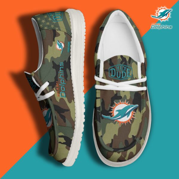 Tubopro Miami Dolphins Personalized Hey Dude Shoes For Men And Women