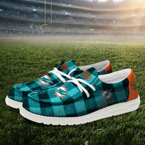 Tubopro Miami Dolphins Personalized Hey Dude Shoes For Men And Women - Image 3