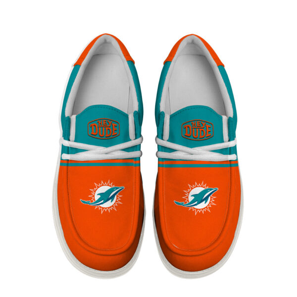 Tubopro Miami Dolphins Personalized Hey Dude Shoes For Men And Women - Image 4