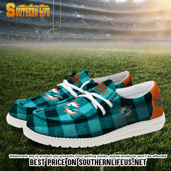 Tubopro Miami Dolphins Personalized Hey Dude Shoes For Men And Women - Image 2