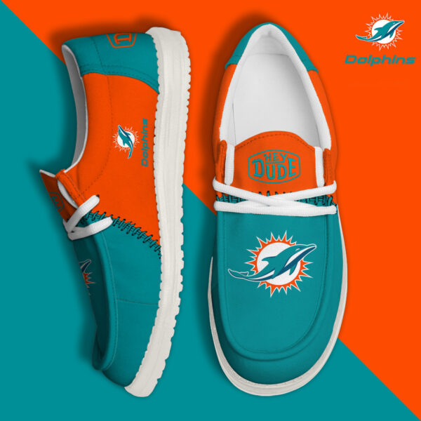 Tubopro Miami Dolphins Personalized Hey Dude Shoes For Men And Women