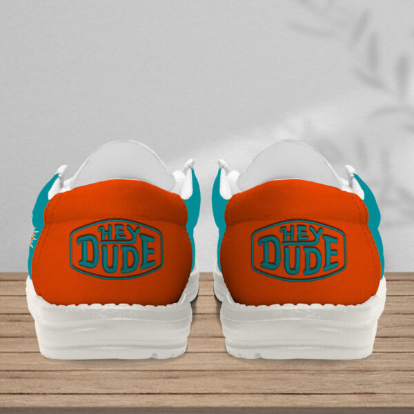 Tubopro Miami Dolphins Personalized Hey Dude Shoes For Men And Women - Image 4