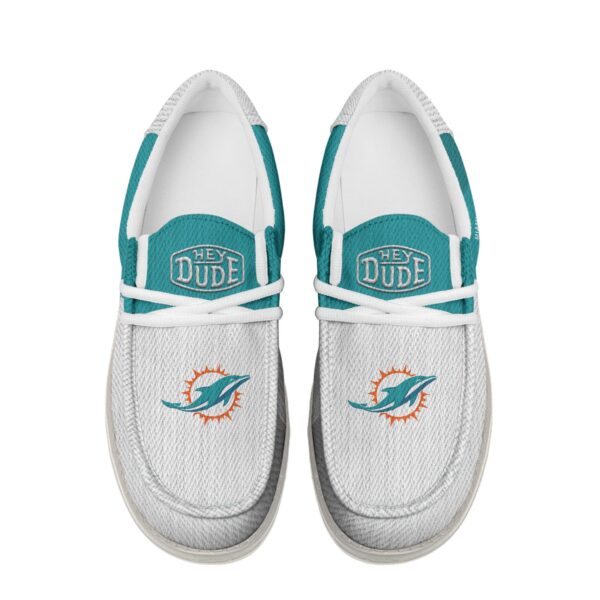 Tubopro Miami Dolphins Personalized Hey Dude Shoes For Men And Women - Image 4