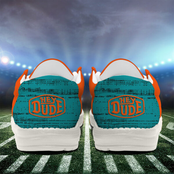 Tubopro Miami Dolphins Personalized Hey Dude Shoes For Men And Women - Image 4