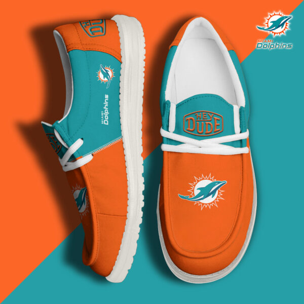 Tubopro Miami Dolphins Personalized Hey Dude Shoes For Men And Women