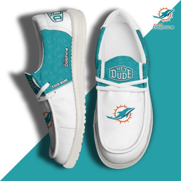 Tubopro Miami Dolphins Personalized Hey Dude Shoes For Men And Women
