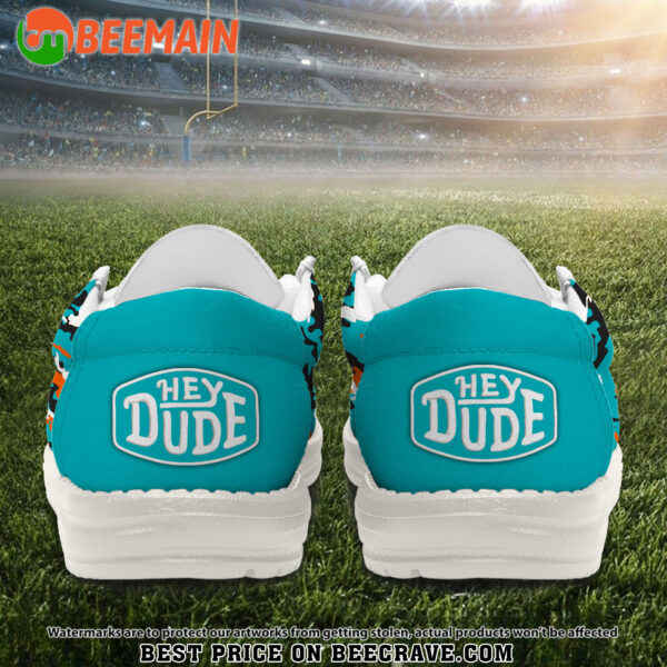 Tubopro Miami Dolphins Personalized Hey Dude Shoes For Men And Women - Image 3
