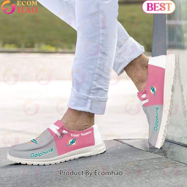 Tubopro Miami Dolphins Personalized Hey Dude Shoes For Men And Women - Image 2