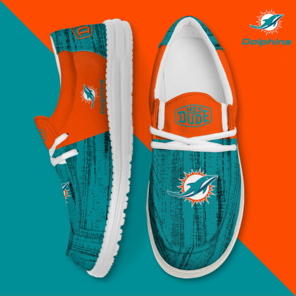 Tubopro Miami Dolphins Personalized Hey Dude Shoes For Men And Women