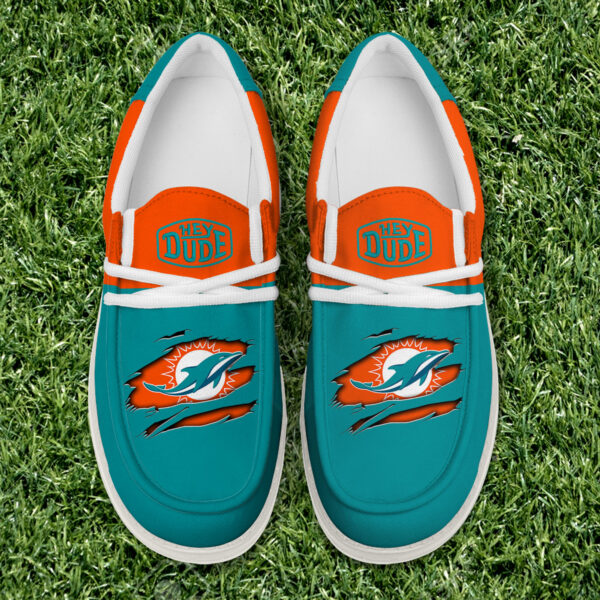 Tubopro Miami Dolphins Personalized Hey Dude Shoes For Men And Women - Image 5