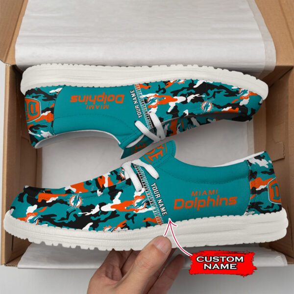 Tubopro Miami Dolphins Personalized Hey Dude Shoes For Men And Women - Image 2