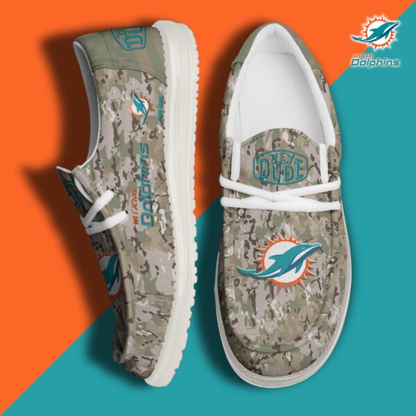 Tubopro Miami Dolphins Personalized Hey Dude Shoes For Men And Women
