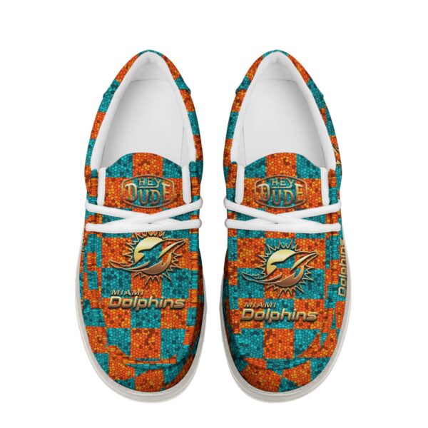 Tubopro Miami Dolphins Personalized Hey Dude Shoes For Men And Women - Image 4