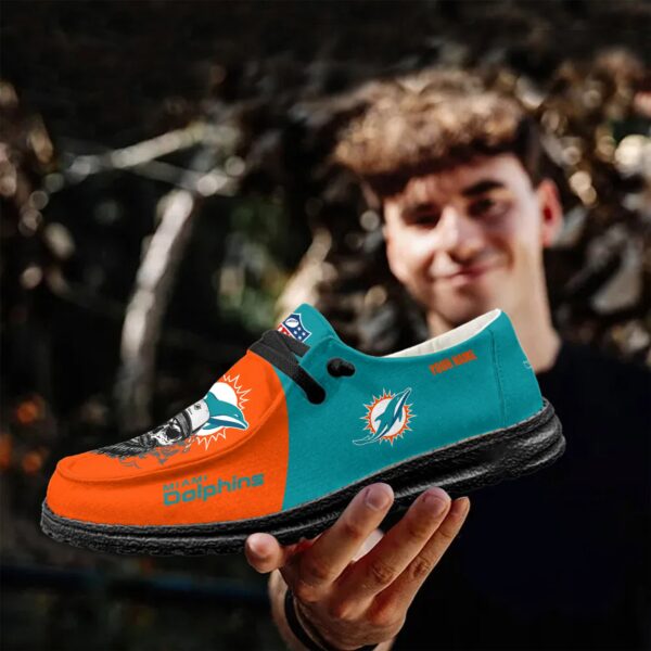 Tubopro Miami Dolphins Personalized Hey Dude Shoes For Men And Women - Image 6