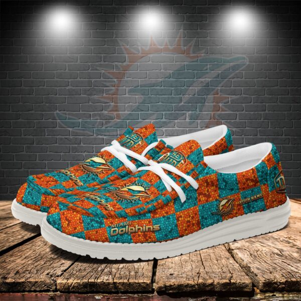 Tubopro Miami Dolphins Personalized Hey Dude Shoes For Men And Women - Image 3