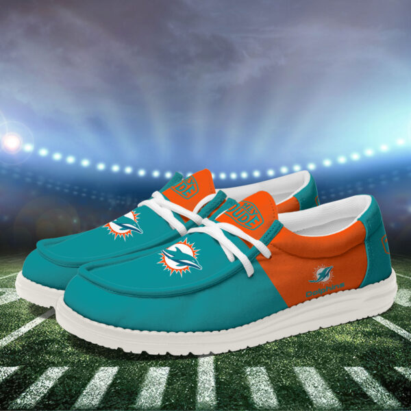 Tubopro Miami Dolphins Personalized Hey Dude Shoes For Men And Women - Image 3
