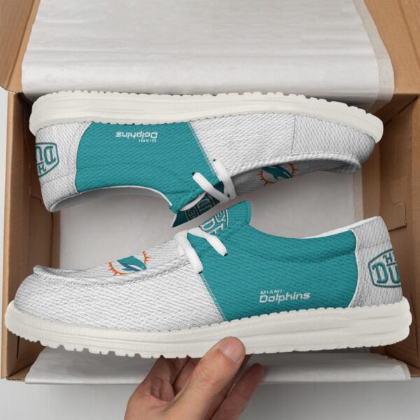 Tubopro Miami Dolphins Personalized Hey Dude Shoes For Men And Women - Image 2
